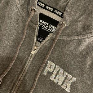 Victoria Secret PINK Velour Sequin Tracksuit